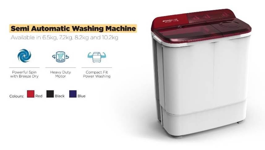 sansui 10.2 kg washing machine